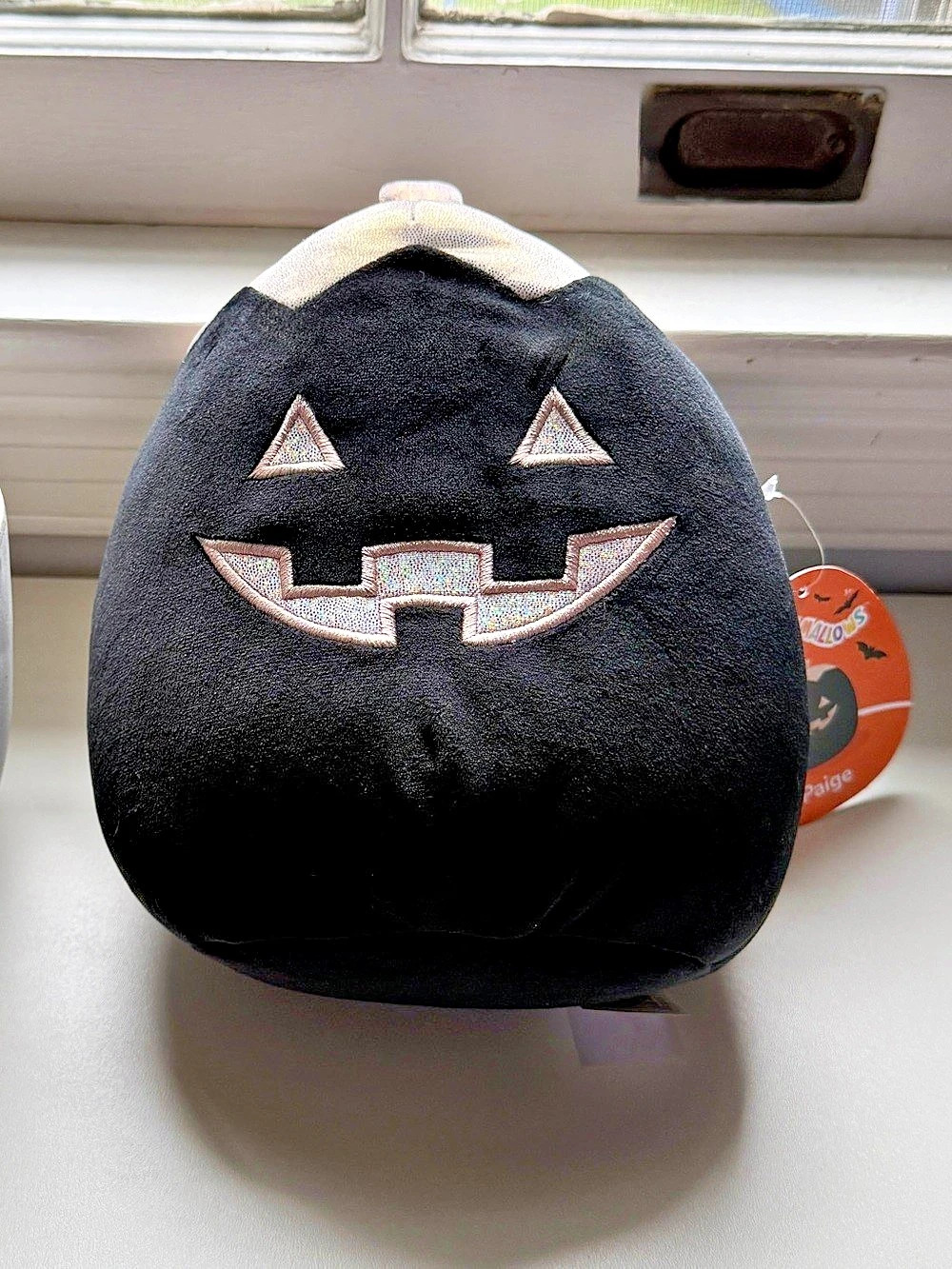 NWT Squishmallows 8” PAIGE Pumpkin Jack-O'-Lantern Halloween Plush Collectible